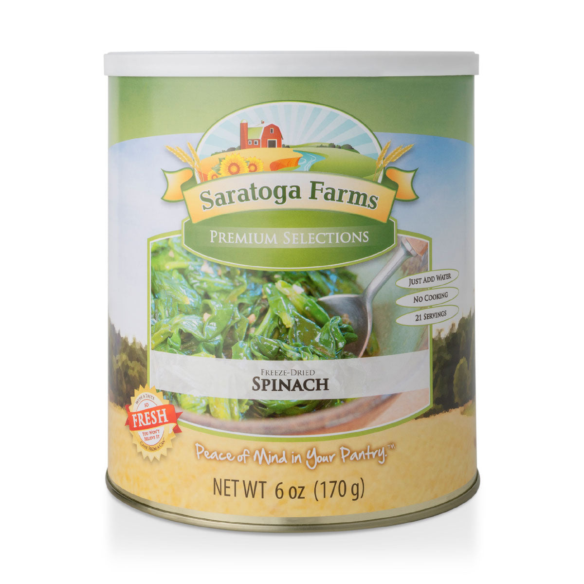 Saratoga Farms Freeze Dried Spinach