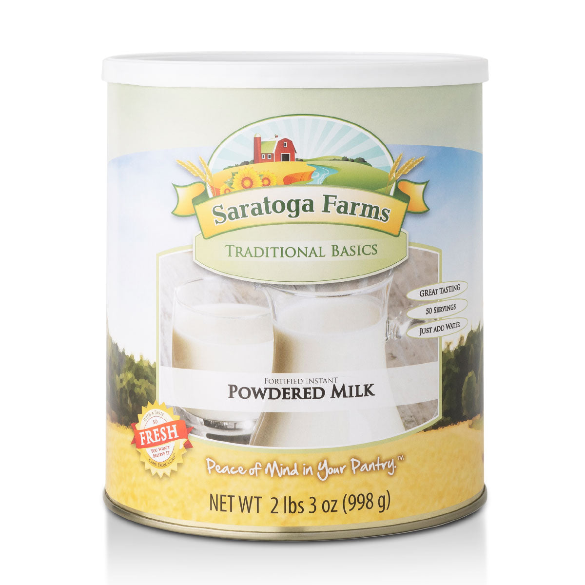 Milk Powder Unit Emergency Powdered Milk Food Storage #10 Can | The Ready Store